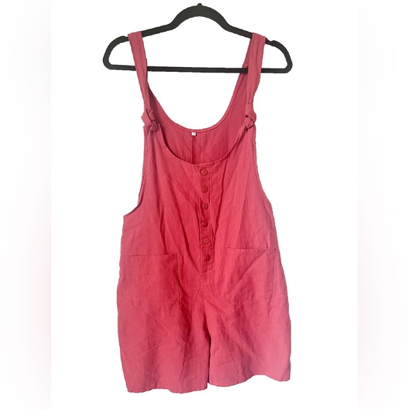 Burnt Orange Romper - Picture 3 of 4